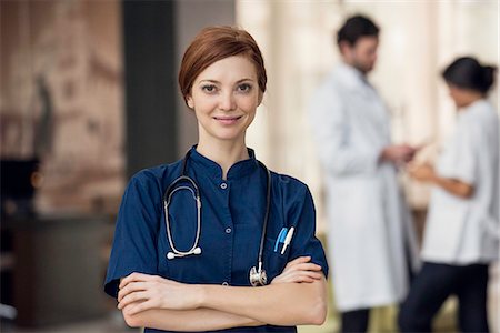 Healthcare professional, portrait Stock Photo - Premium Royalty-Free, Code: 632-08993494