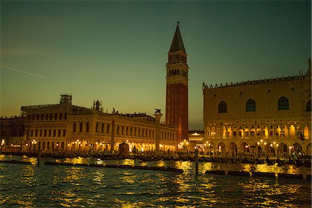 St. Mark's Square and St. Mark's Campanile viewed from the Grand Canal in Venice, Italy Stock Photo - Premium Royalty-Free, Code: 632-09039751