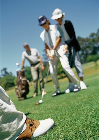 recreational sports league - Golfers Stock Photo - Premium Royalty-Free, Code: 632-01158620