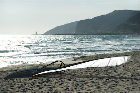 Windsurf board on beach Stock Photo - Premium Royalty-Free, Code: 632-02745222