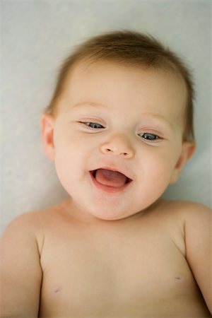 simsearch:632-03027302,k - Happy baby, portrait Stock Photo - Premium Royalty-Free, Code: 632-03027288