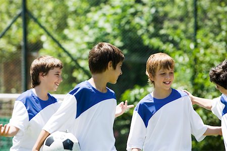 simsearch:632-06029740,k - Young soccer players Stock Photo - Premium Royalty-Free, Code: 632-03500657