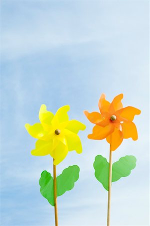 Pinwheels shaped like flowers Stock Photo - Premium Royalty-Free, Code: 632-03630244