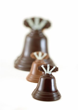 simsearch:614-05955760,k - Chocolate bells Stock Photo - Premium Royalty-Free, Code: 633-01272238