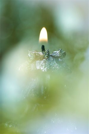 Candle burning, selective focus Stock Photo - Premium Royalty-Free, Code: 633-02418062
