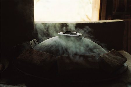 Traditional oven smoking Stock Photo - Premium Royalty-Free, Code: 633-02885686
