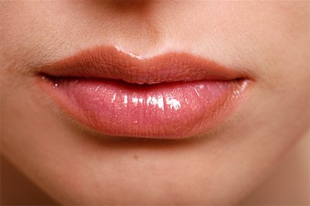 Beauty shot of woman's lips Stock Photo - Premium Royalty-Free, Code: 644-01435949
