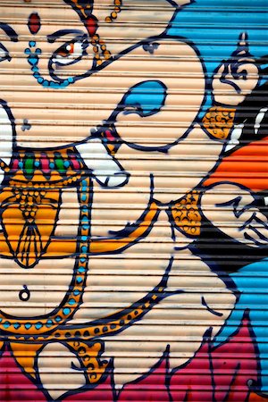 Closeup of graffiti Stock Photo - Premium Royalty-Free, Code: 644-01437986