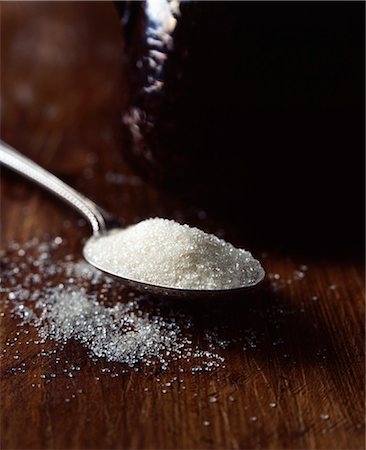 sugar - Close up of spoonful of sugar Stock Photo - Premium Royalty-Free, Code: 649-06040917