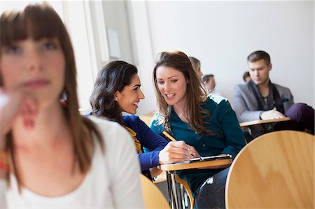solutions - Students talking in classroom Stock Photo - Premium Royalty-Free, Code: 649-06041280