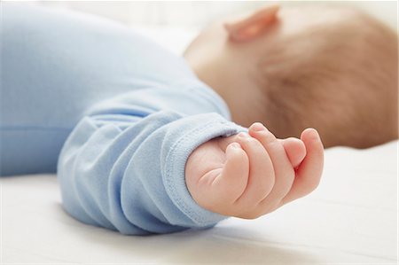 Close up of sleeping babys hand Stock Photo - Premium Royalty-Free, Code: 649-06533138