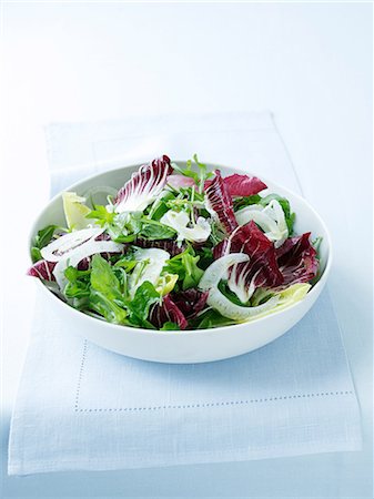 Italian bitter leaf salad Stock Photo - Premium Royalty-Free, Code: 649-06812129