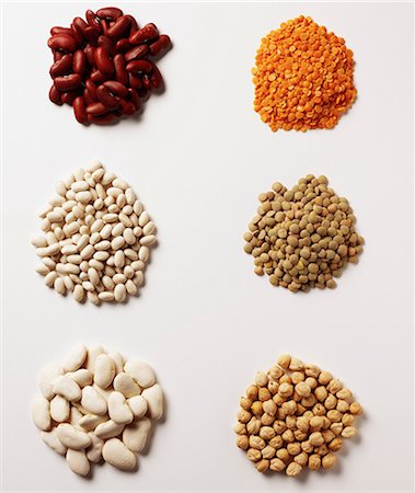 Selection of dried beans Stock Photo - Premium Royalty-Free, Code: 649-07064986