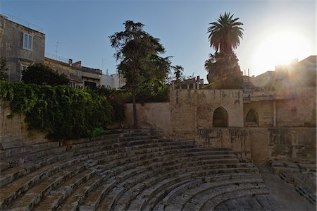 Ancient Greek ampitheatre, Lecce, Puglia, Italy Stock Photo - Premium Royalty-Free, Code: 649-07239051