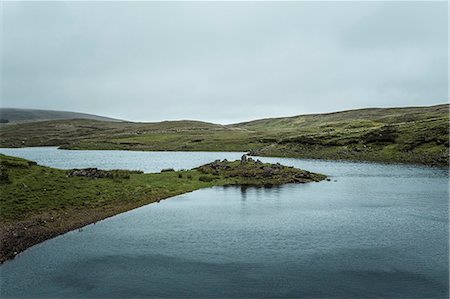 View of Loughreema, the vanishing lake, Glenariff, County Antrim, Northern Ireland, UK Stock Photo - Premium Royalty-Free, Code: 649-07647939