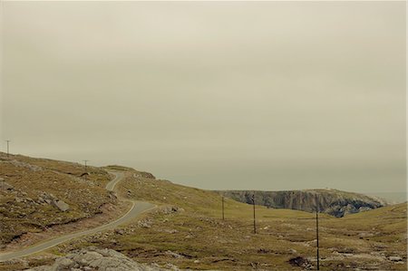 Country road, Isle of Lewis, West Coast, Scotland Stock Photo - Premium Royalty-Free, Code: 649-08119167