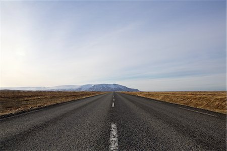 empty not people - Empty road, Iceland Stock Photo - Premium Royalty-Free, Code: 649-08145334