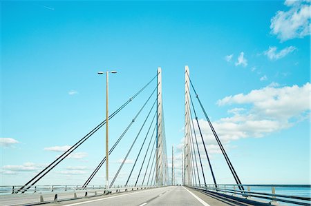 Oresund Bridge, viewed from Kalmar, Sweden Stock Photo - Premium Royalty-Free, Code: 649-08328744