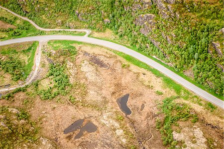 simsearch:649-06001735,k - Aerial view of rural road Stock Photo - Premium Royalty-Free, Code: 649-08561610