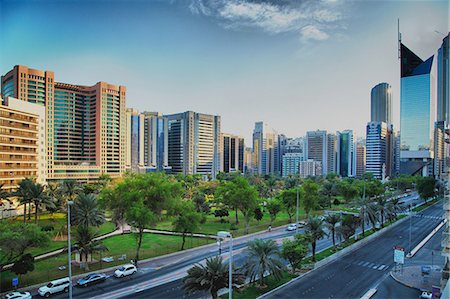 simsearch:649-07710289,k - Aerial view of Abu Dhabi skyline Stock Photo - Premium Royalty-Free, Code: 649-08632448