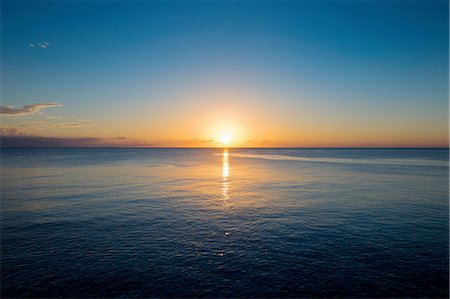 photography jamaica - Sunset from the cliffs, Negril, Jamaica Stock Photo - Premium Royalty-Free, Code: 649-08632596