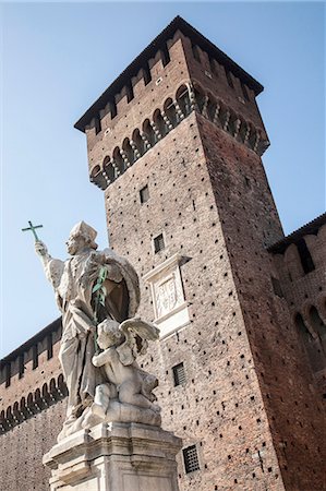simsearch:841-06342927,k - Religious statue, Castello Sforzesco, Milan, Italy Stock Photo - Premium Royalty-Free, Code: 649-08633019