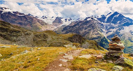 saturated - Stack of rocks in mountains, Santa Caterina Valfurva, Bormio, Italy Stock Photo - Premium Royalty-Free, Code: 649-08902012