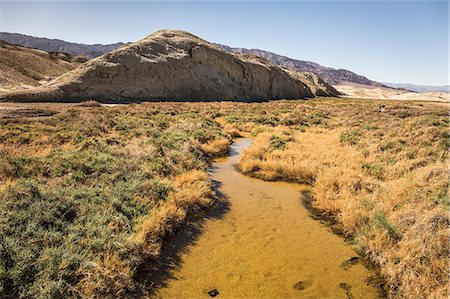Desert stream in Death Valley National Park, California, USA Stock Photo - Premium Royalty-Free, Code: 649-08968990