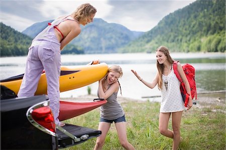 Girls on a boat trip Stock Photo - Premium Royalty-Free, Code: 649-09002393
