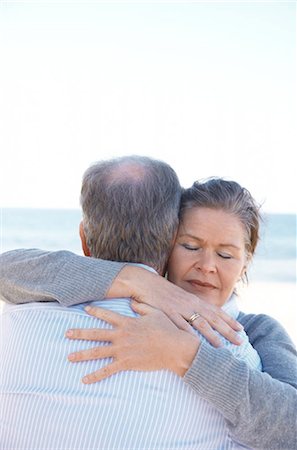 simsearch:649-07520161,k - Mature couple hugging each other Stock Photo - Premium Royalty-Free, Code: 649-02732627