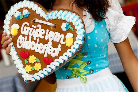 Gingerbread Heart Close Up Stock Photo - Premium Royalty-Free, Code: 649-03008647