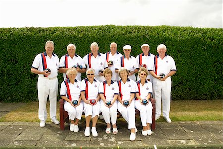 bowls team shot Foto de stock - Sin royalties Premium, Código: 649-03297512