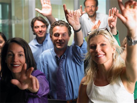 People at a conference, asking questions Stock Photo - Premium Royalty-Free, Code: 649-03292293