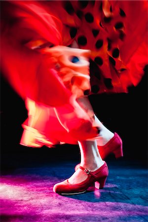 Flamenco feet dancing Stock Photo - Premium Royalty-Free, Code: 649-03621784