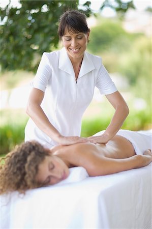 simsearch:649-06164622,k - Woman getting a massage Stock Photo - Premium Royalty-Free, Code: 649-03796147