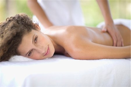 simsearch:649-06164622,k - Woman having a massage Stock Photo - Premium Royalty-Free, Code: 649-03796142