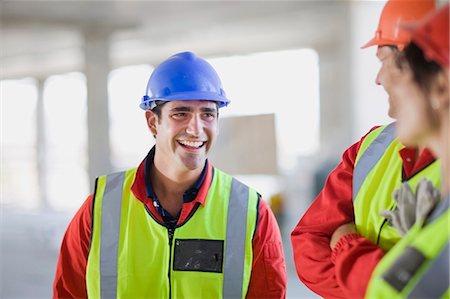 development - Building workers having fun Foto de stock - Sin royalties Premium, Código: 649-03796498