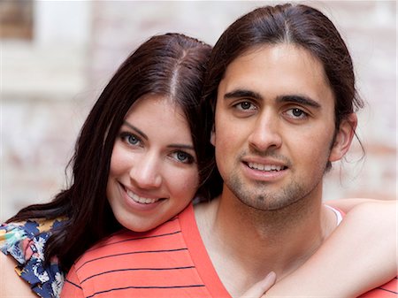 simsearch:640-06050299,k - Italy, Venice, Portrait of young couple Stock Photo - Premium Royalty-Free, Code: 640-06050260