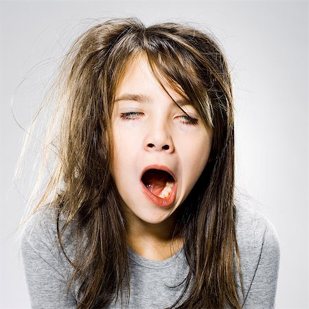 girl waking up in the morning Stock Photo - Premium Royalty-Free, Code: 640-06051686