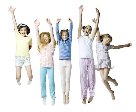 preteen pyjama - girls at a sleepover Stock Photo - Premium Royalty-Free, Code: 640-08089297