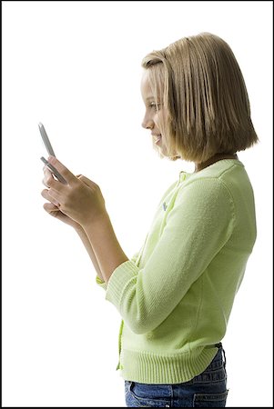 simsearch:640-03260747,k - Girl with cell phone Stock Photo - Premium Royalty-Free, Code: 640-01349029