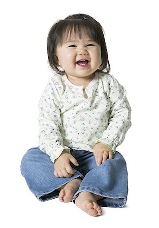 simsearch:640-01359777,k - Portrait of a baby girl Stock Photo - Premium Royalty-Free, Code: 640-01349366