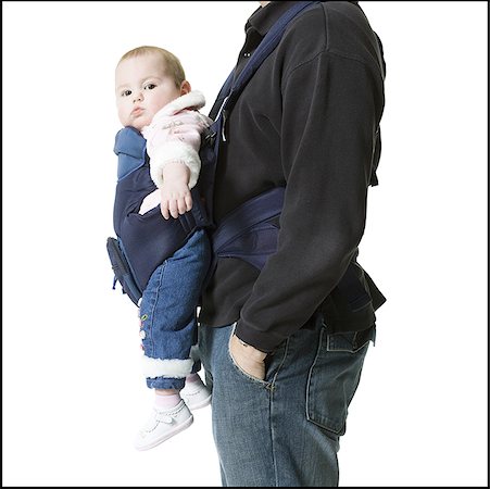 simsearch:640-01354837,k - Mid section view of a mature man carrying his daughter Stock Photo - Premium Royalty-Free, Code: 640-01355342