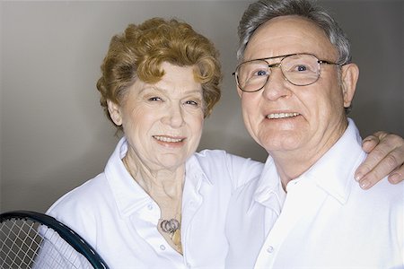simsearch:640-02768330,k - Close-up of a senior couple smiling Stock Photo - Premium Royalty-Free, Code: 640-01355664