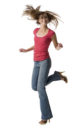 A teenage girl dancing Stock Photo - Premium Royalty-Free, Code: 640-01356457