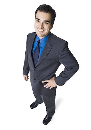 simsearch:640-01350815,k - Portrait of a businessman smiling Stock Photo - Premium Royalty-Free, Code: 640-01356525