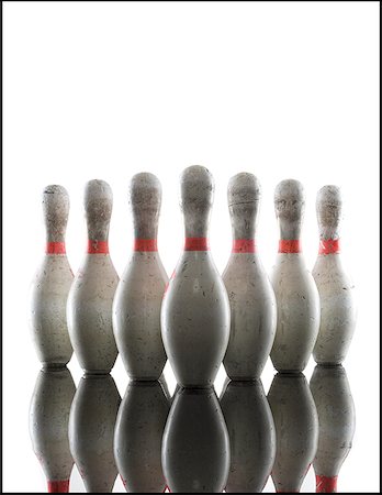 Bowling pins Stock Photo - Premium Royalty-Free, Code: 640-01356961