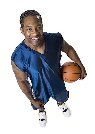 simsearch:640-03256208,k - Joueur de basket-ball Photographie de stock - Premium Libres de Droits, Code: 640-01359137