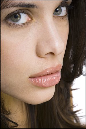 Detailed view of female face Stock Photo - Premium Royalty-Free, Code: 640-01359896