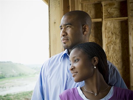 simsearch:640-02764709,k - Close-up of a young couple looking away Stock Photo - Premium Royalty-Free, Code: 640-01359950
